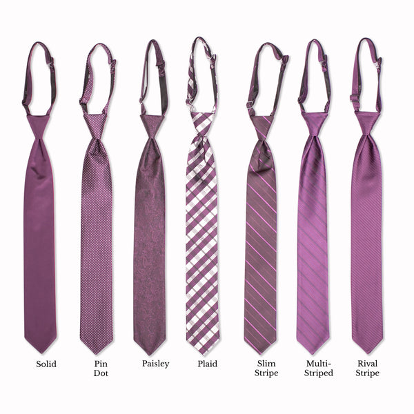 Classic Long Tie - Blackberry Collage
