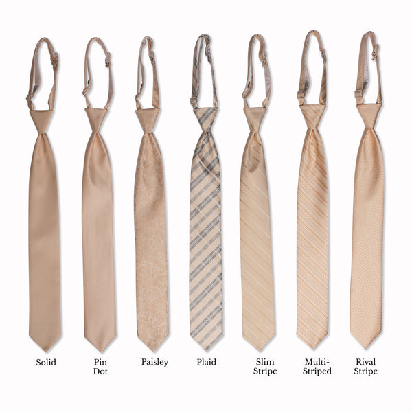 Classic Long Tie - Flesh Collage