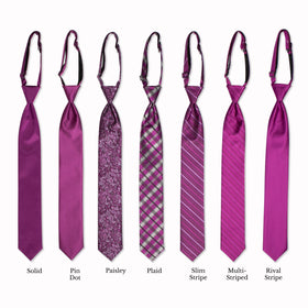 Classic Long Tie - Mulberry