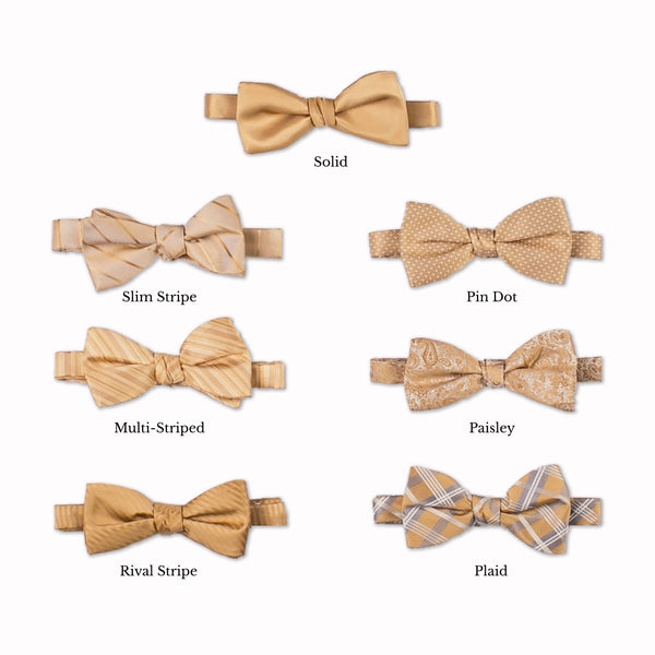 Classic Bow Tie - Caramel Collage
