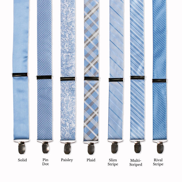 Classic Adjustable Suspenders - Cumulus Collage