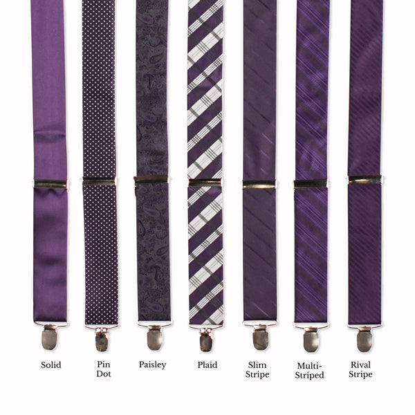 Classic Adjustable Suspenders - Elisha Collage