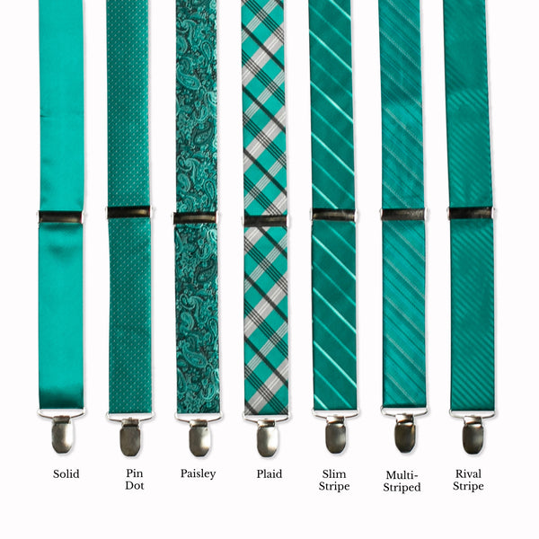 Classic Adjustable Suspenders - Fiji Collage
