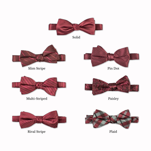 Classic Bow Tie - Hollyhock Collage