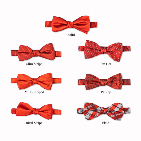 Classic Bow Tie - Poppy Collage