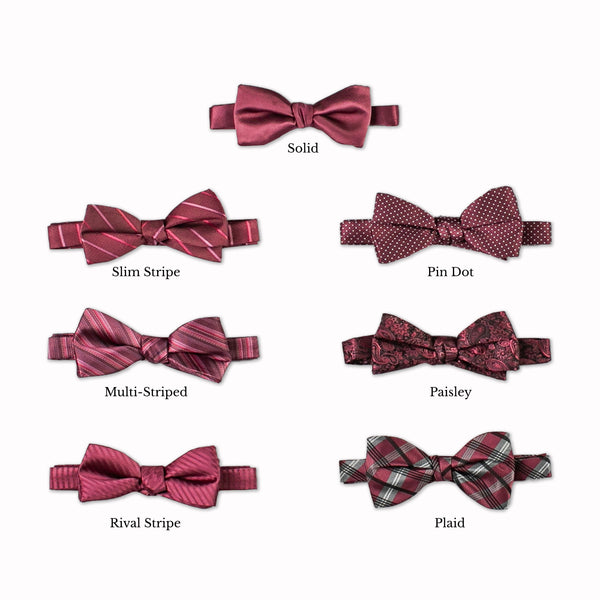 Classic Bow Tie - Rosewood Collage
