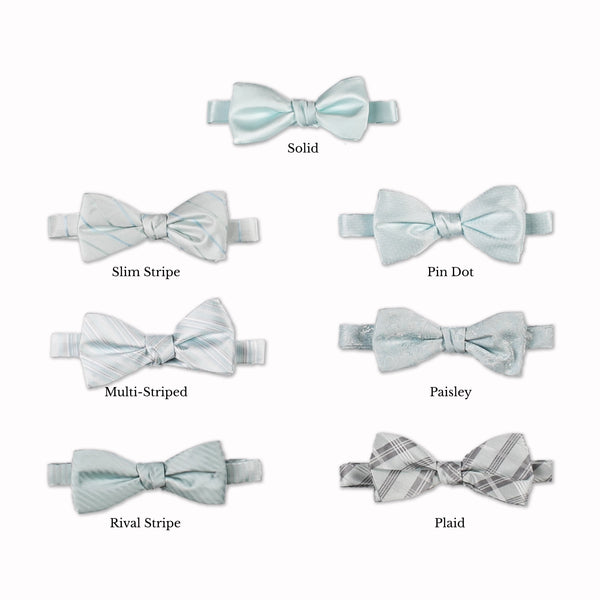 Classic Bow Tie - Seafoam Collage