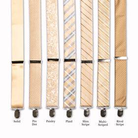 Classic Adjustable Suspenders - Vanilla