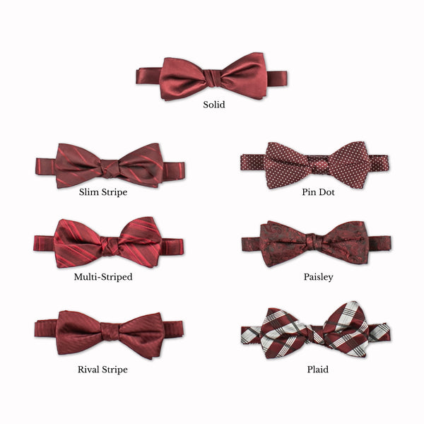 Classic Bow Tie - Wine Collage
