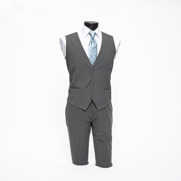 Match Multi-Stretch Vest - Charcoal Collage