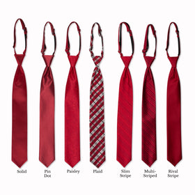 Classic Long Tie - Claret