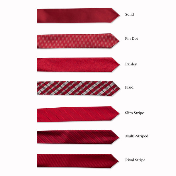Classic Long Tie - Claret