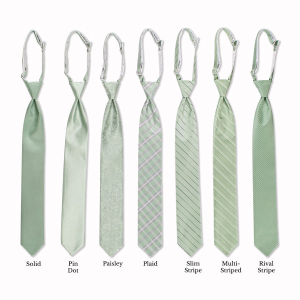 Classic Long Tie - Dew Collage
