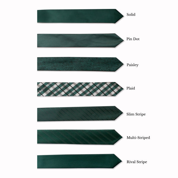 Classic Long Tie - Evergreen