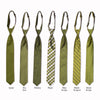 Classic Long Tie - Fern Collage