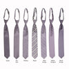 Classic Long Tie - Lavender Collage