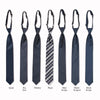 Classic Long Tie - Navy Collage