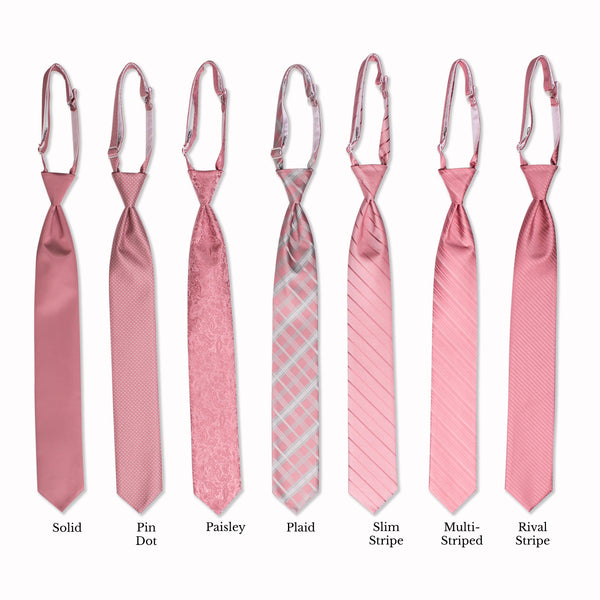 Classic Long Tie - Rose Collage