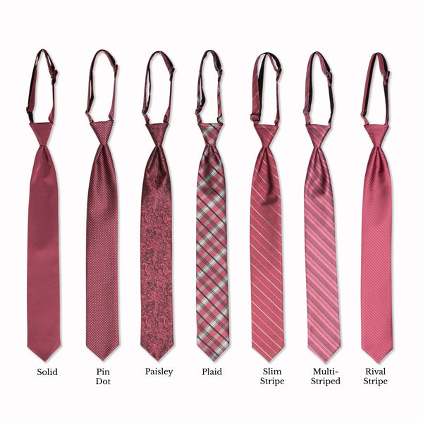 Classic Long Tie - Rosewood Collage