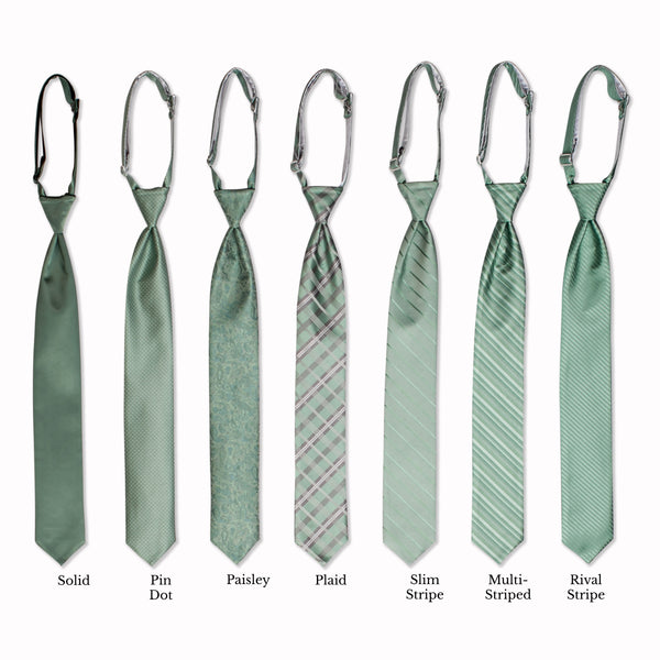 Classic Long Tie - Serpentine Collage