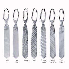Classic Long Tie - Slate