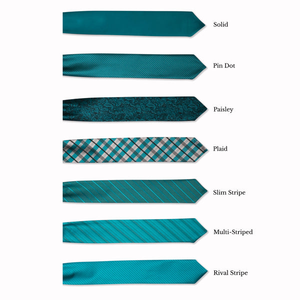 Classic Long Tie - Teal