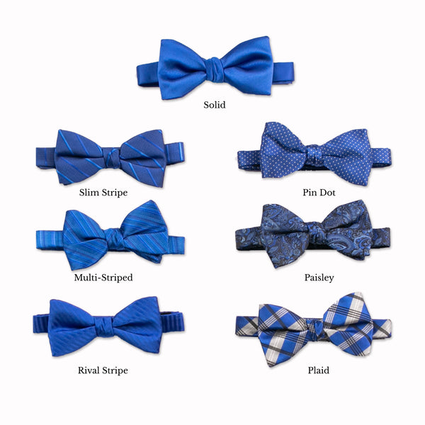 Classic Bow Tie - Azurite Collage
