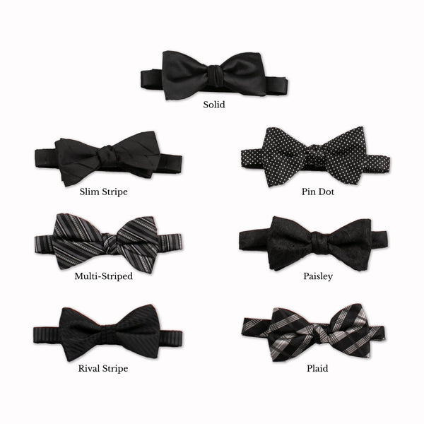 Classic Bow Tie - Black Collage