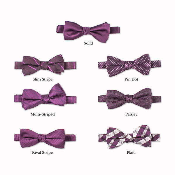 Classic Bow Tie - Blackberry Collage