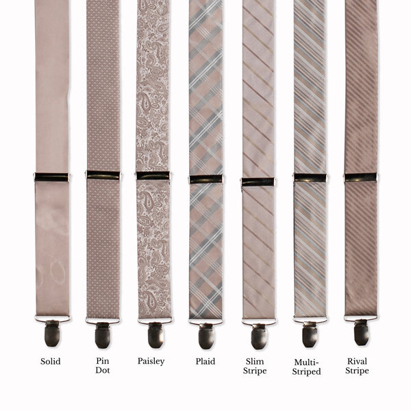 Classic Adjustable Suspenders - Bluff Collage