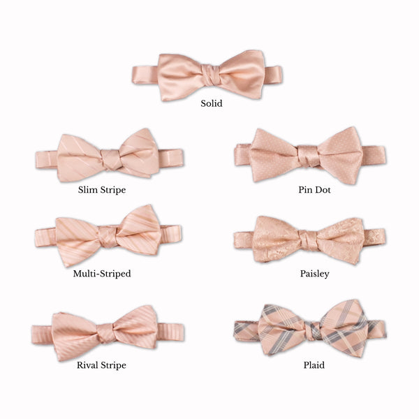 Classic Bow Tie - Blush Collage