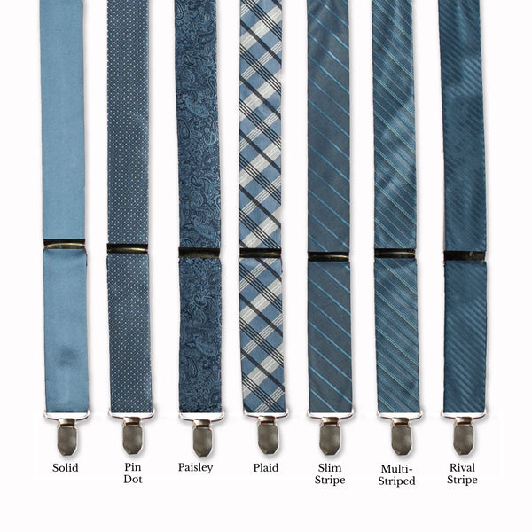 Classic Adjustable Suspenders - Breeze Collage