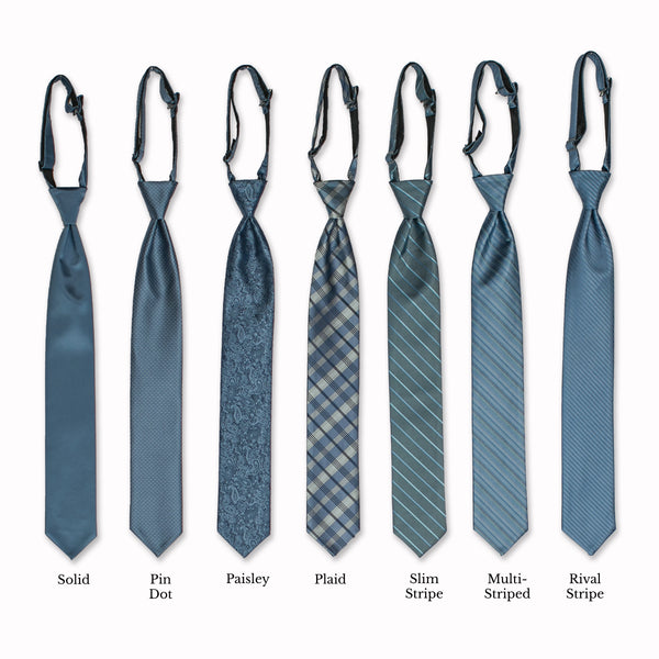 Classic Long Tie - Breeze Collage