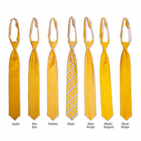 Classic Long Tie - Canola Collage
