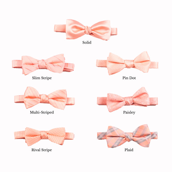 Classic Bow Tie - Cantaloupe Collage