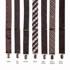 Classic Adjustable Suspenders - Coffee