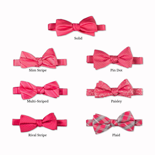 Classic Bow Tie - Coral Collage