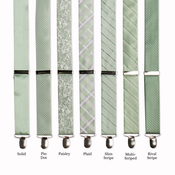 Classic Adjustable Suspenders - Dew Collage