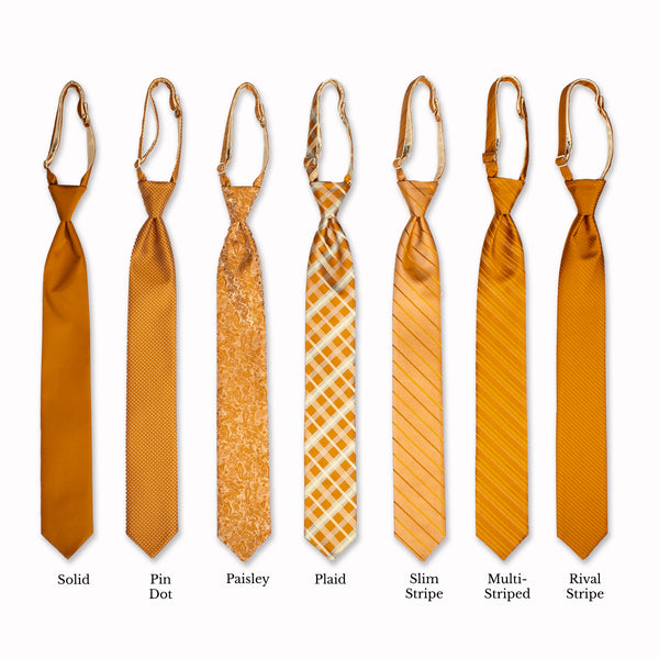 Classic Long Tie - Dijon Collage