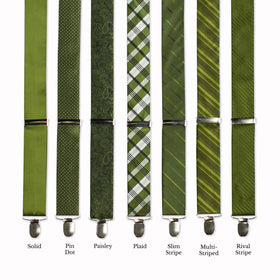 Classic Adjustable Suspenders - Fern