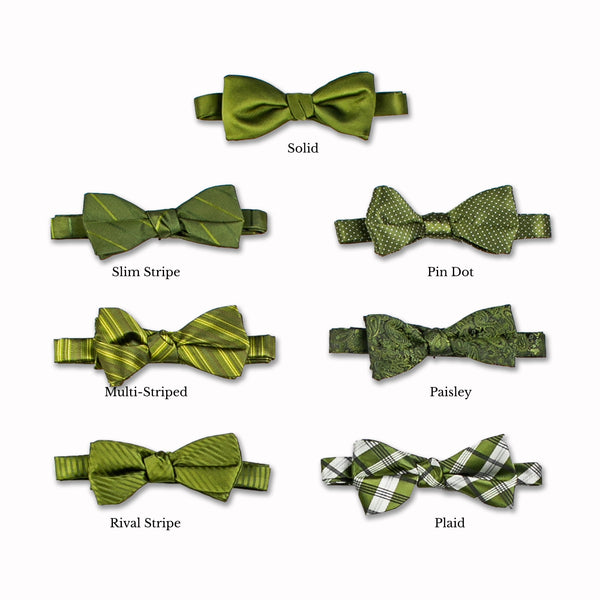Classic Bow Tie - Fern Collage