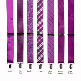 Classic Adjustable Suspenders - Fireweed