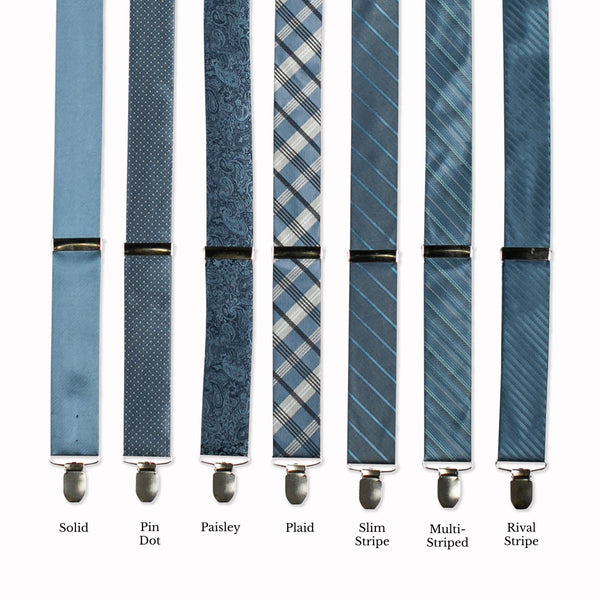 Classic Adjustable Suspenders - Grace Collage