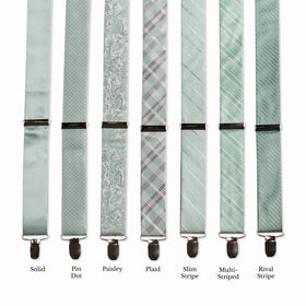 Classic Adjustable Suspenders - Mist