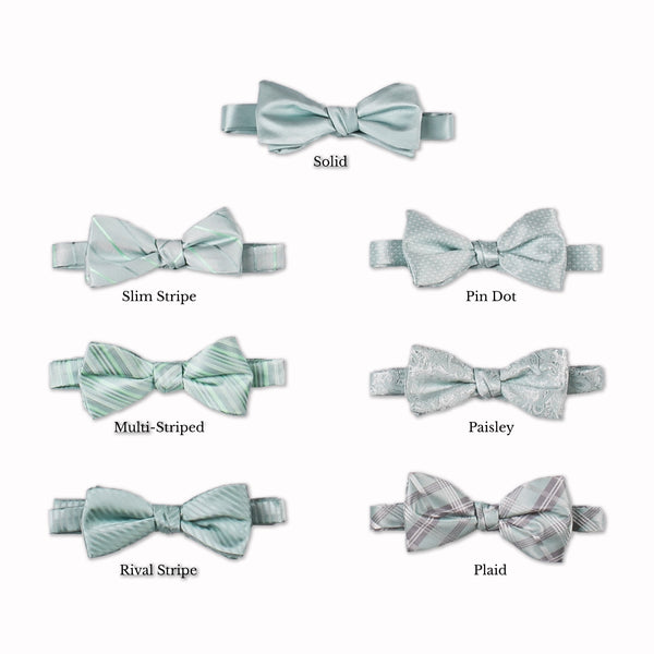 Classic Bow Tie - Mist Collage