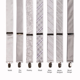 Classic Adjustable Suspenders - Moondust