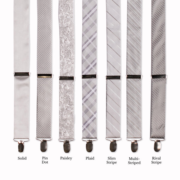Classic Adjustable Suspenders - Moondust Collage
