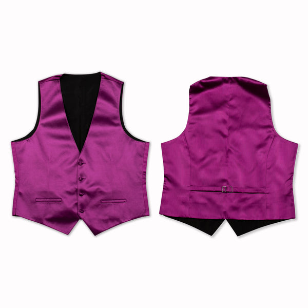 Classic Vest - Mulberry Collage