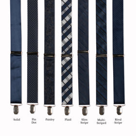 Classic Adjustable Suspenders - Navy