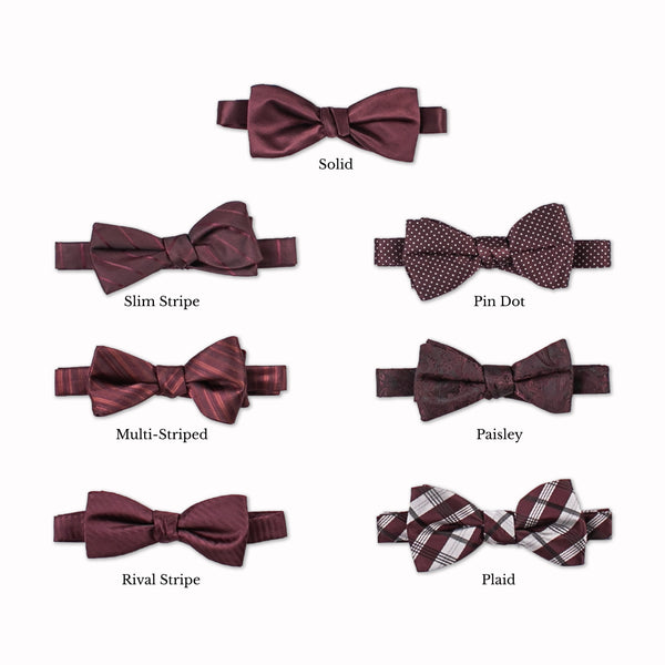 Classic Bow Tie - Ruby Collage